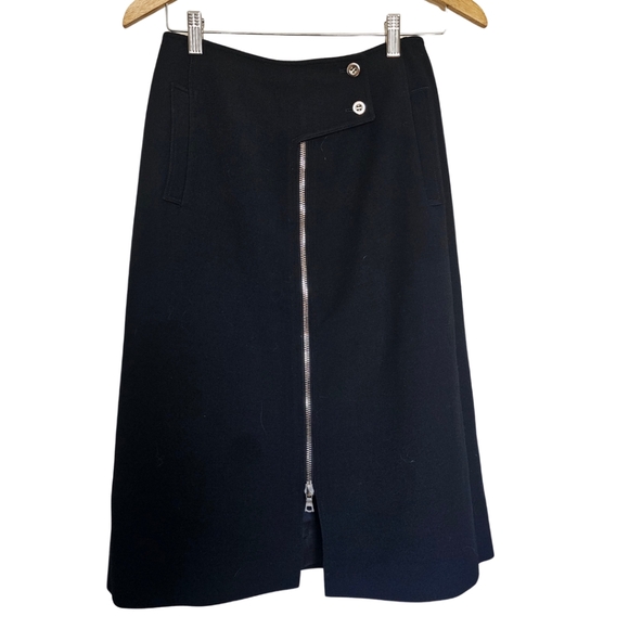 ✨ PRISTINE VINTAGE Courrèges Paris Wool Set – Jacket & Skirt – Size 0 (FR) ✨ - Picture 7 of 11